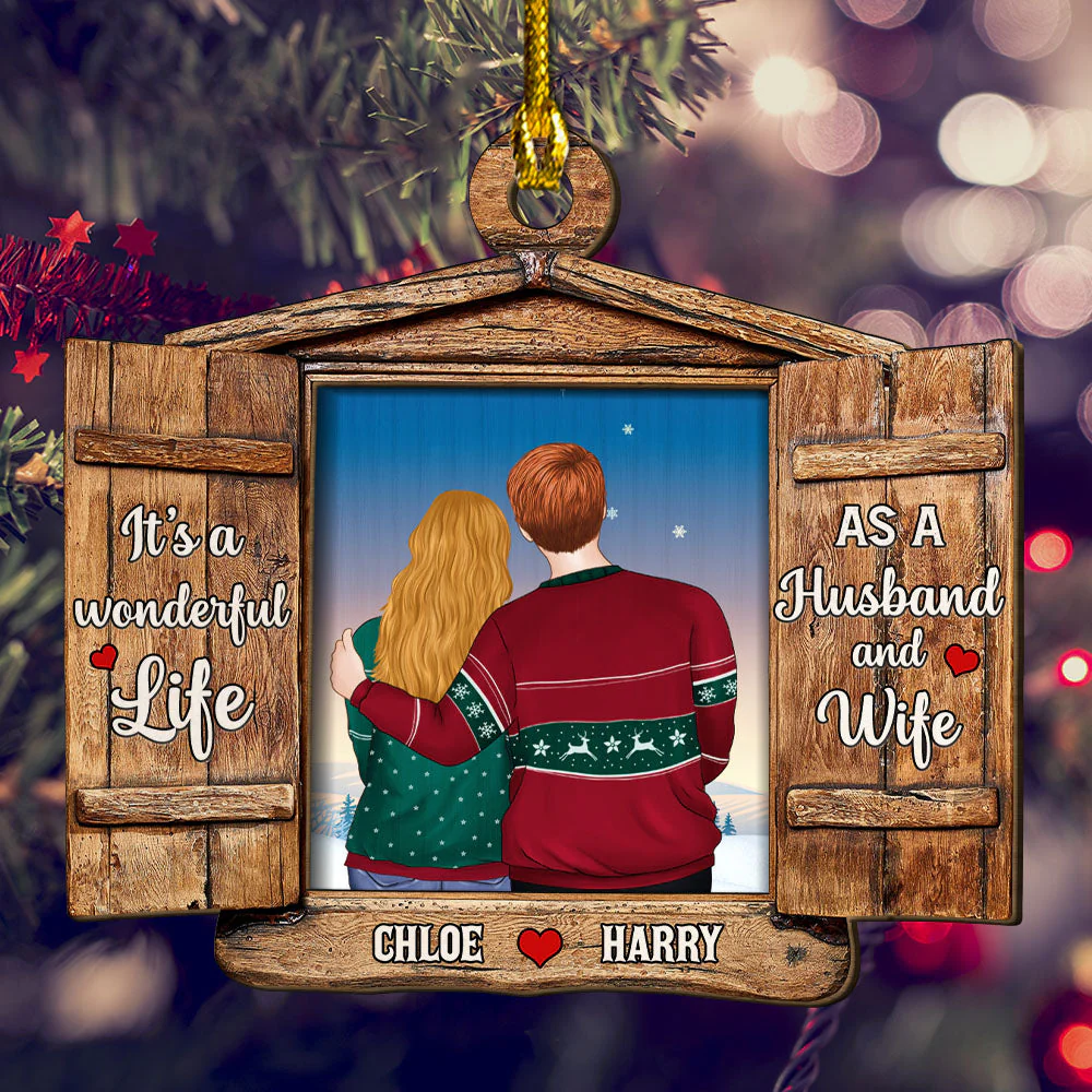 Wonderful Journey - Personalized Custom 2-layered Wood Ornament - Image 2