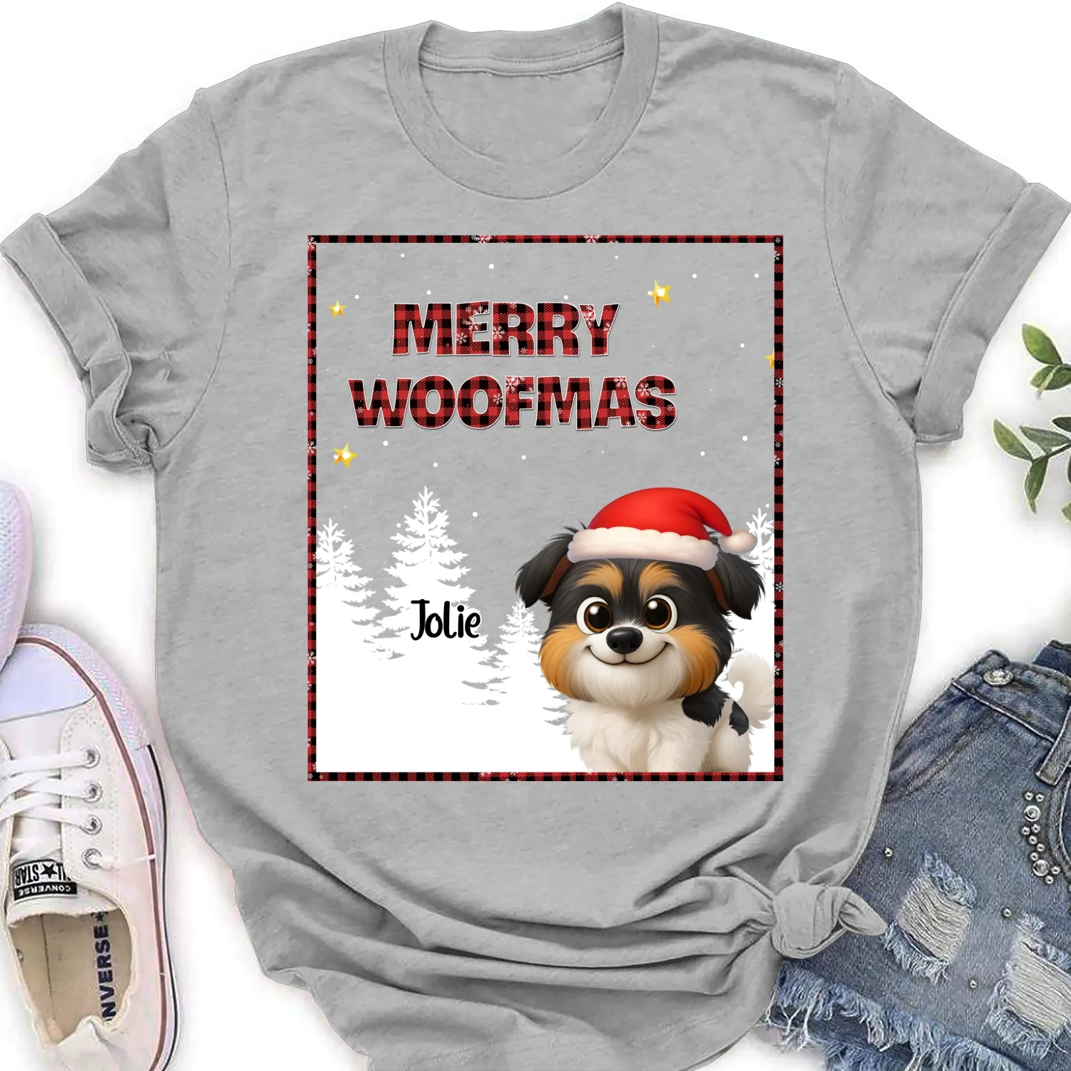 Wonderful Time With Dog - Personalized Custom Women's T-Shirt - Image 7