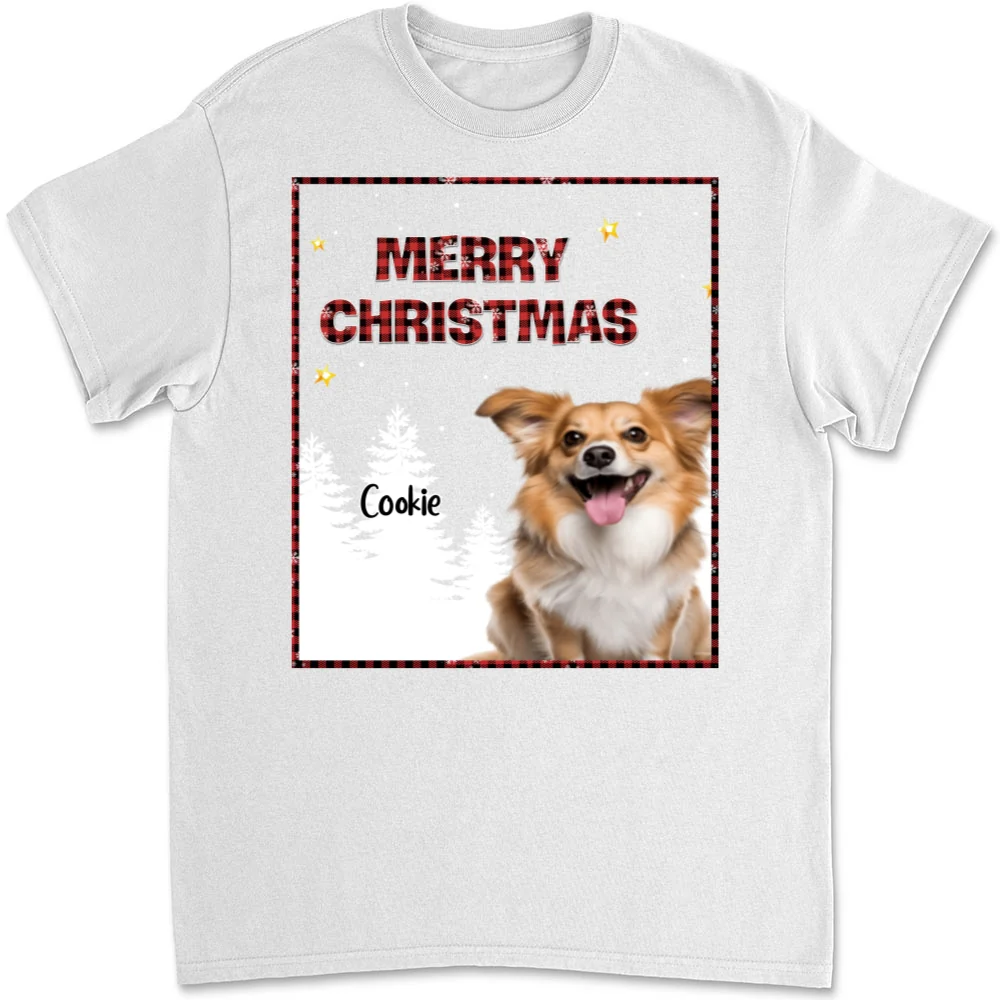Wonderful Time With Pet Photo - Personalized Custom Unisex T-Shirt - Image 4
