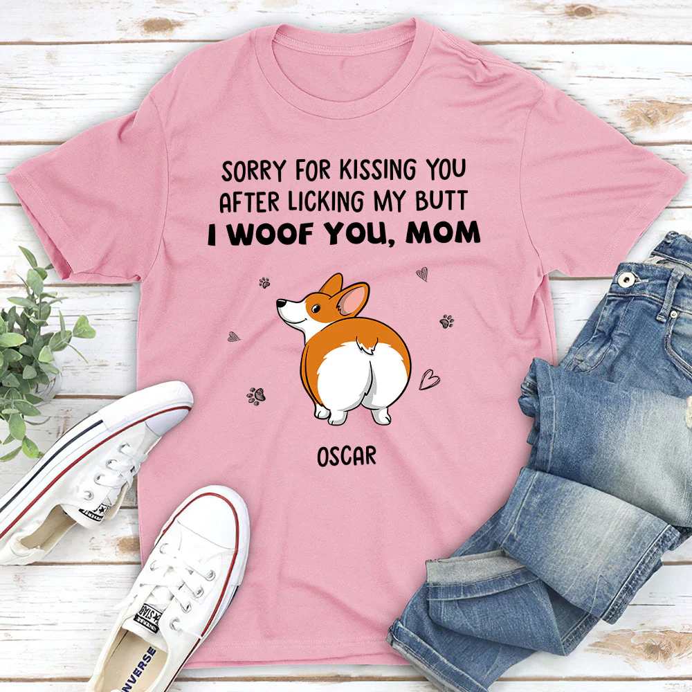 Woof You - Personalized Custom Unisex T-shirt - Image 3