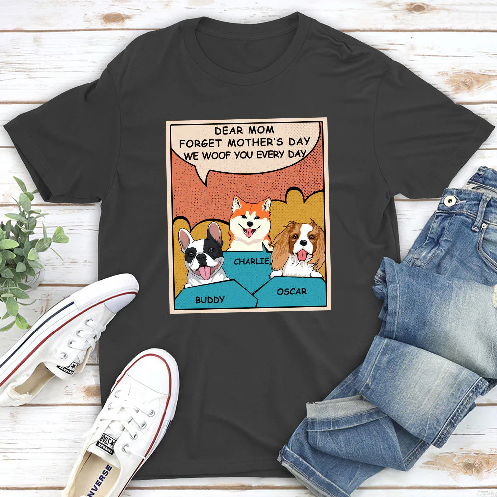 Woof You So Much - Personalized Custom Unisex T-shirt - Image 5