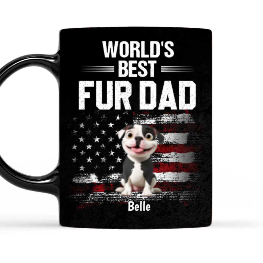 World Best Pet Dad - Personalized Custom Coffee Mug - Image 7