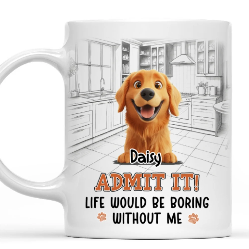 Would Be Boring - Personalized Custom Coffee Mug - Image 10