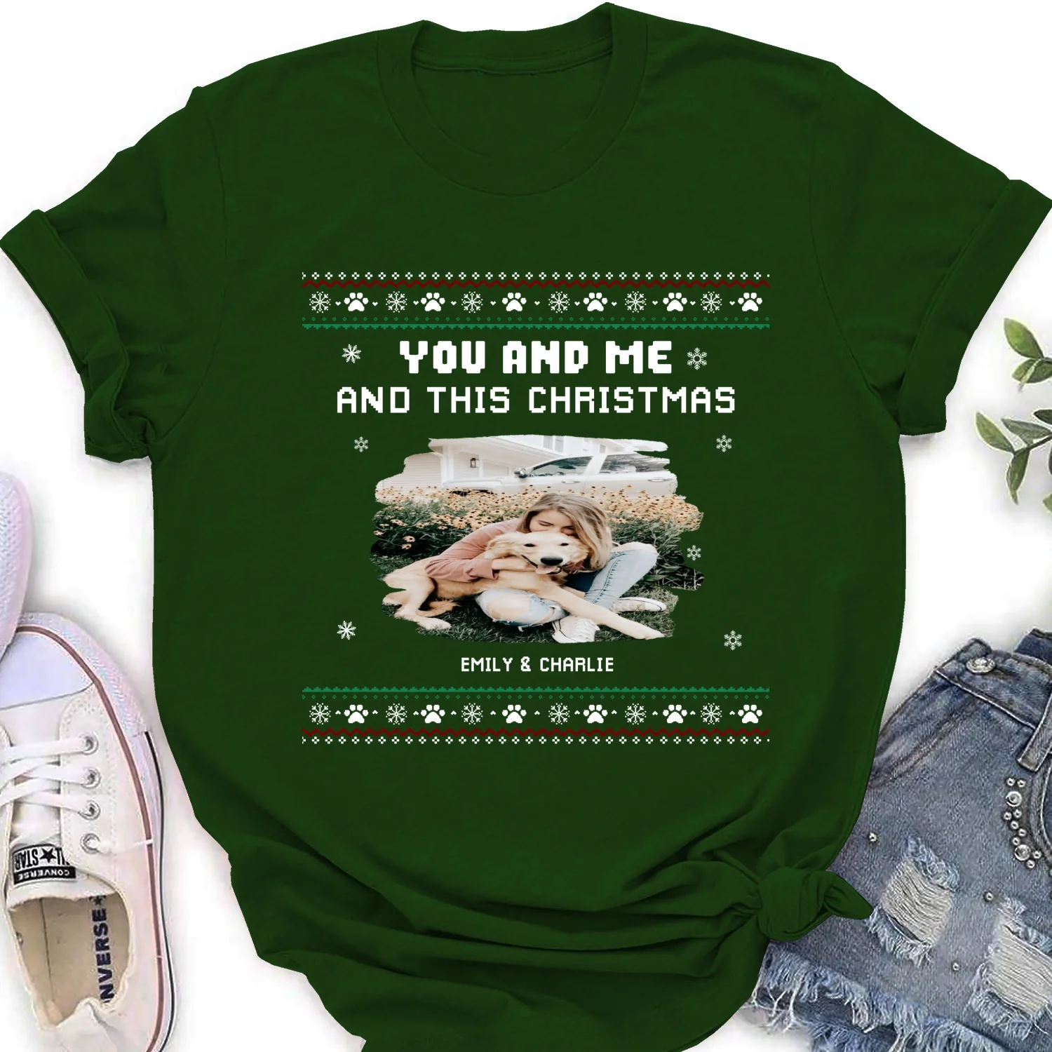 Would Call This Us Photo - Personalized Custom Women's T-Shirt - Image 6