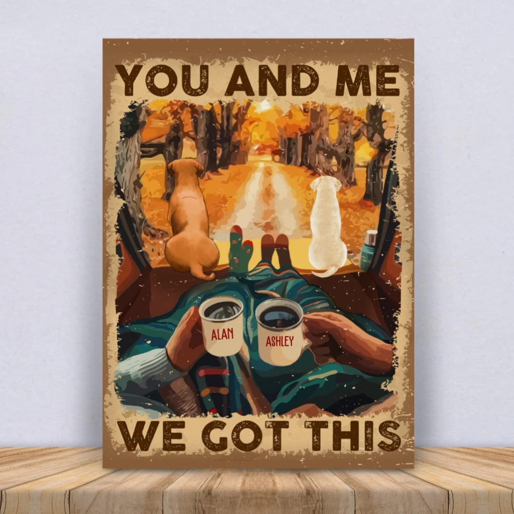 You And Me We Got This - Personalized Custom Canvas - Image 3