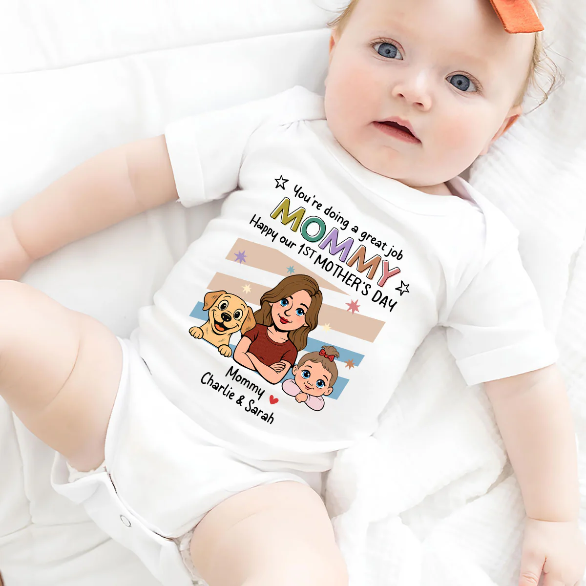 You Are Doing A Great Job - Personalized Custom Baby Onesie - Image 2
