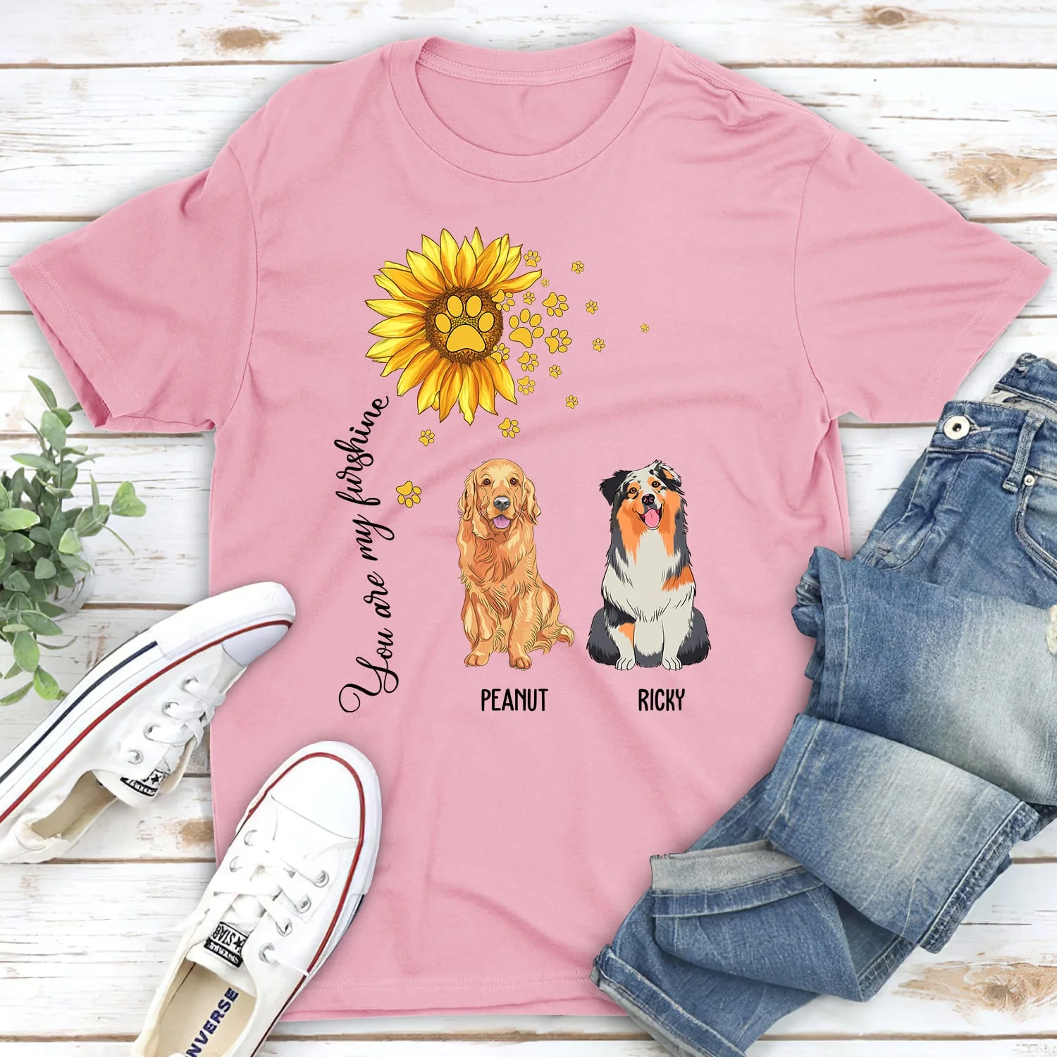 You Are My Furshine - Personalized Custom Unisex T-shirt - Image 2