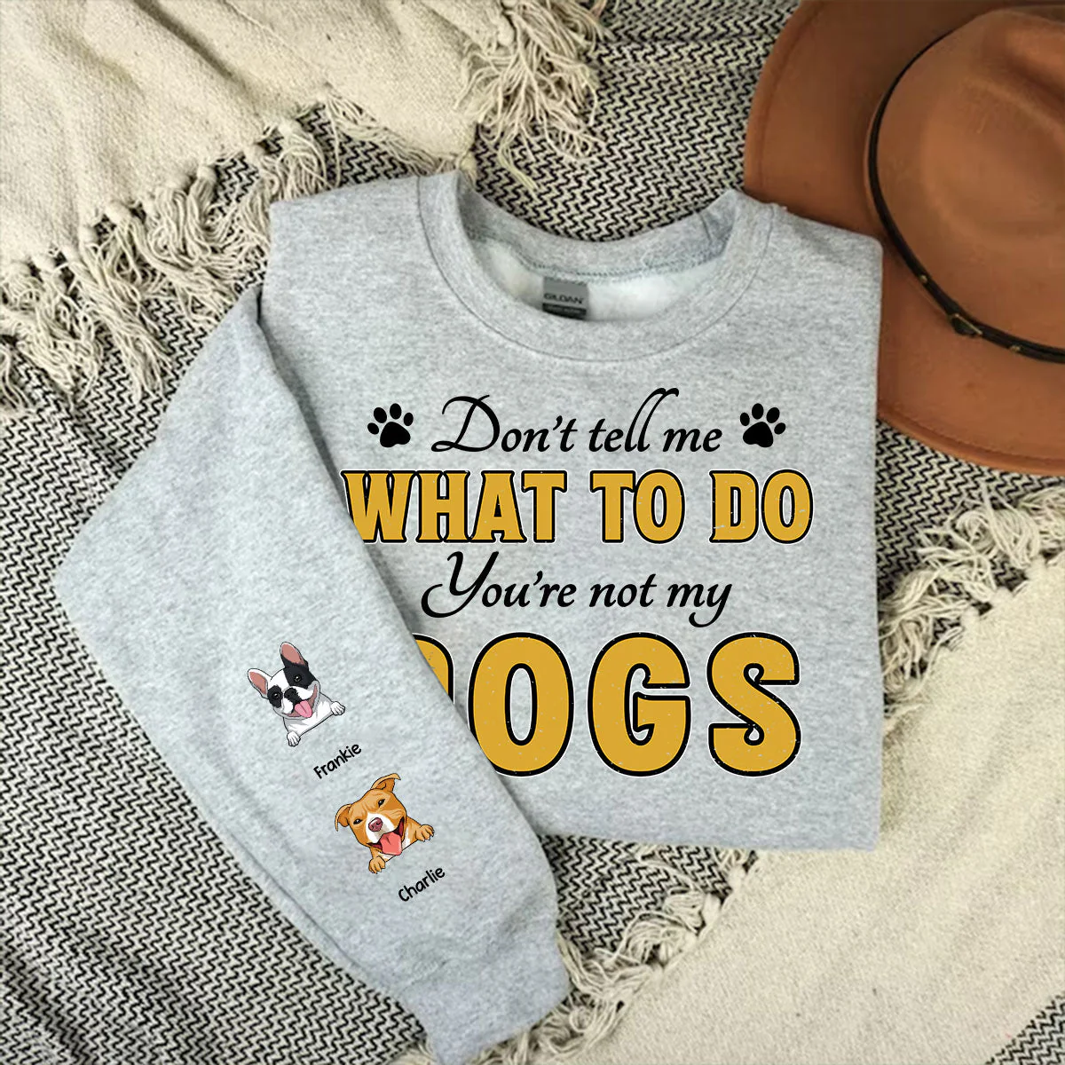You Are Not My Dog - Personalized Custom Sweatshirt - Image 3