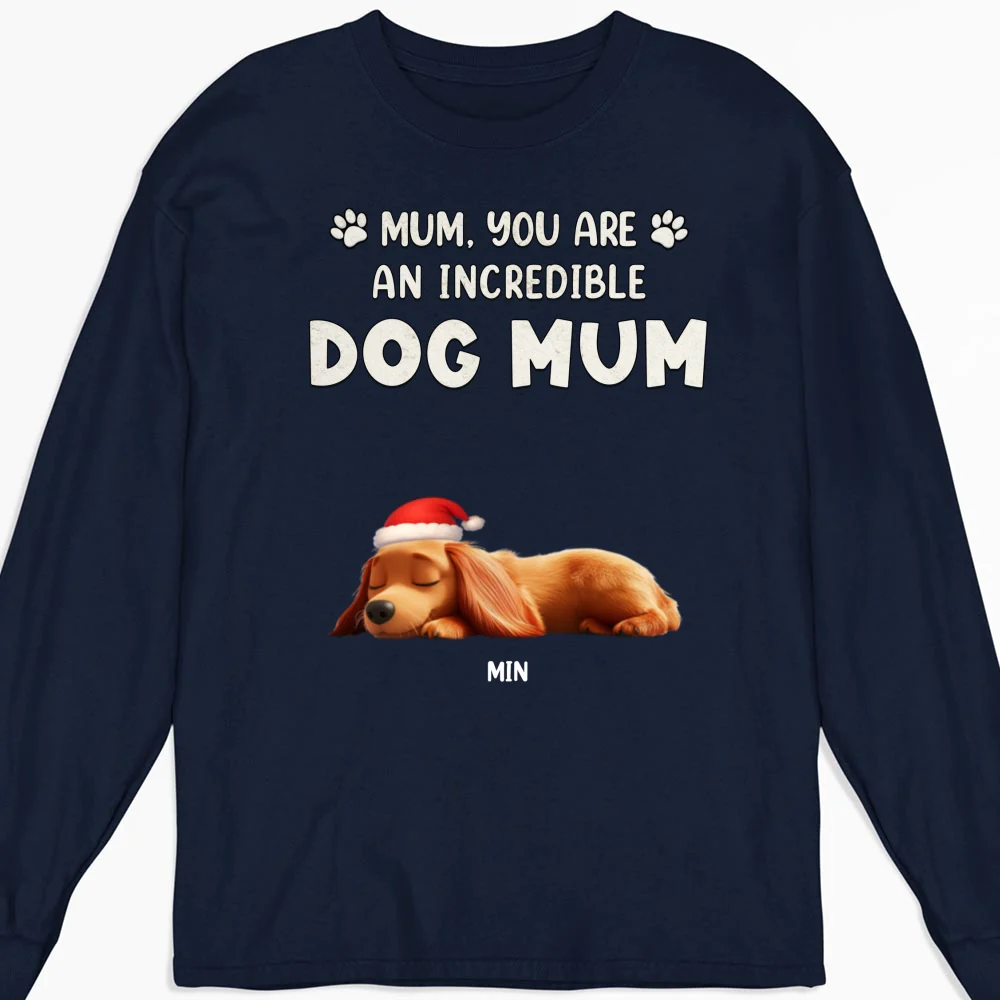 You Are Pawfect Christmas - Personalized Custom Long Sleeve T-Shirt - Image 6
