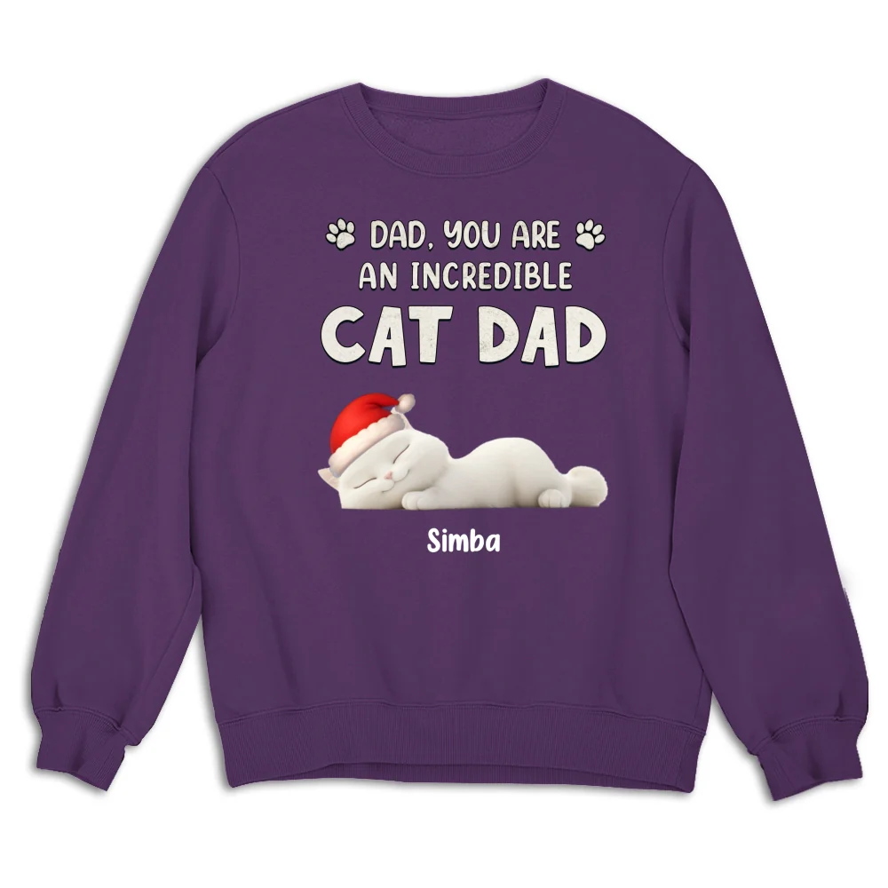 You Are Pawfect Christmas Ver Cat - Personalized Custom Sweatshirt - Image 7