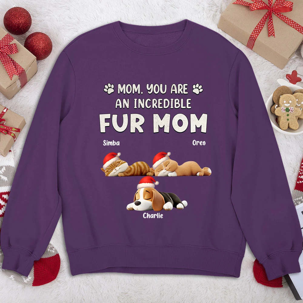 You Are Pawfect Christmas Ver Pet - Personalized Custom Sweatshirt - Image 3