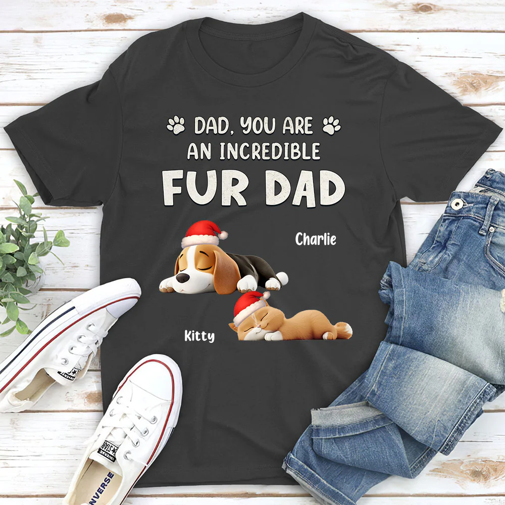 You Are Pawfect Christmas Ver Pet - Personalized Custom Unisex T-Shirt - Image 5