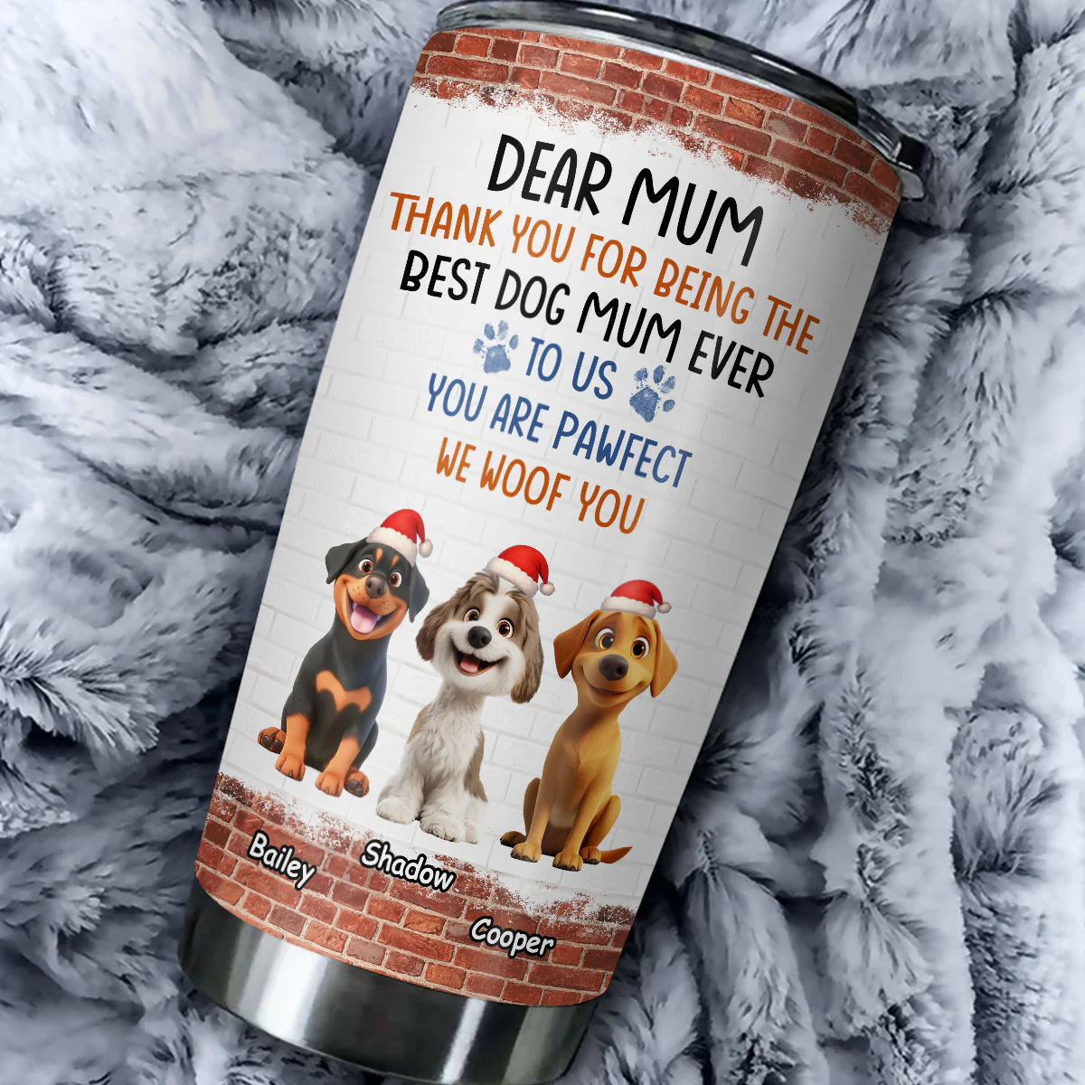 You Are So Pawfect - Personalized Custom Tumbler - Image 4