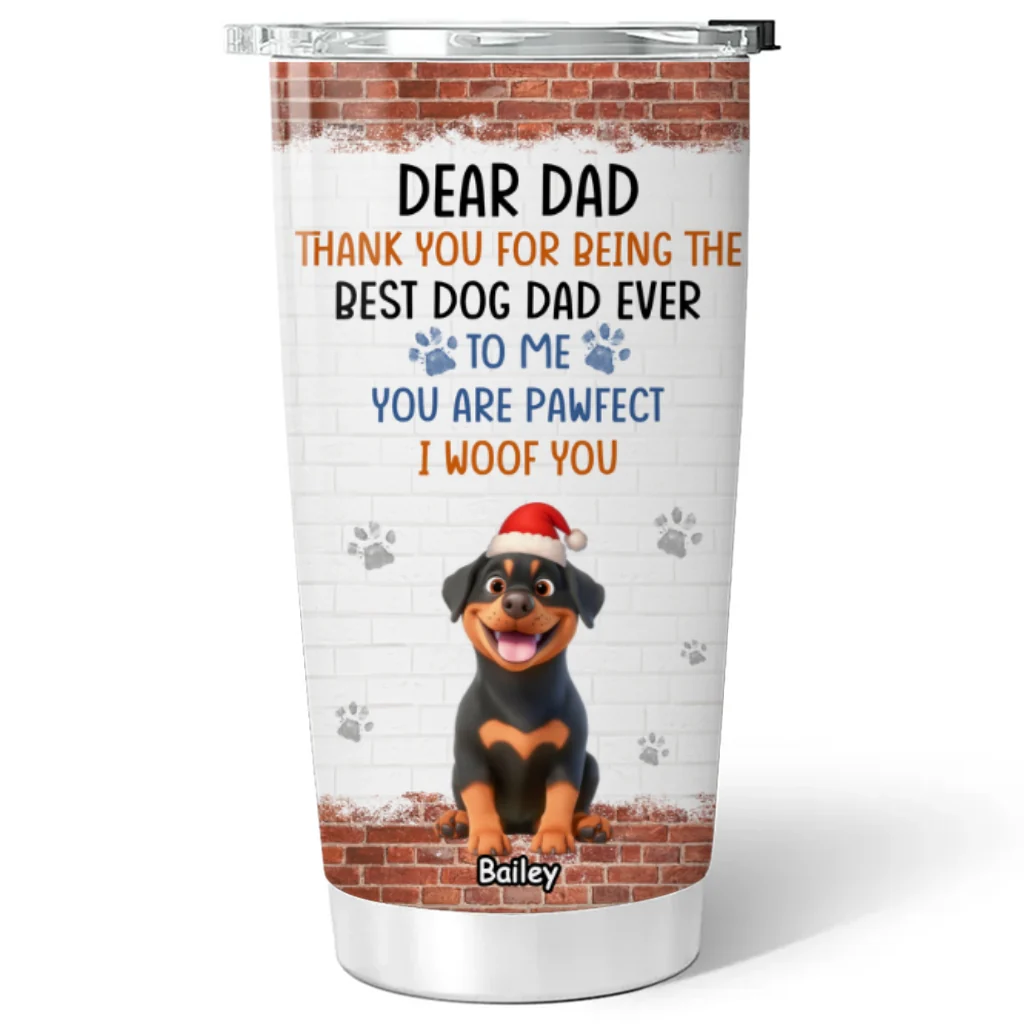 You Are So Pawfect - Personalized Custom Tumbler - Image 6