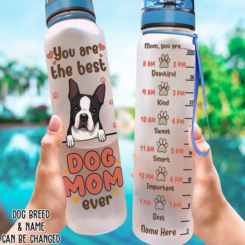 You Are The Best - Personalized Custom Water Tracker Bottle - Image 6