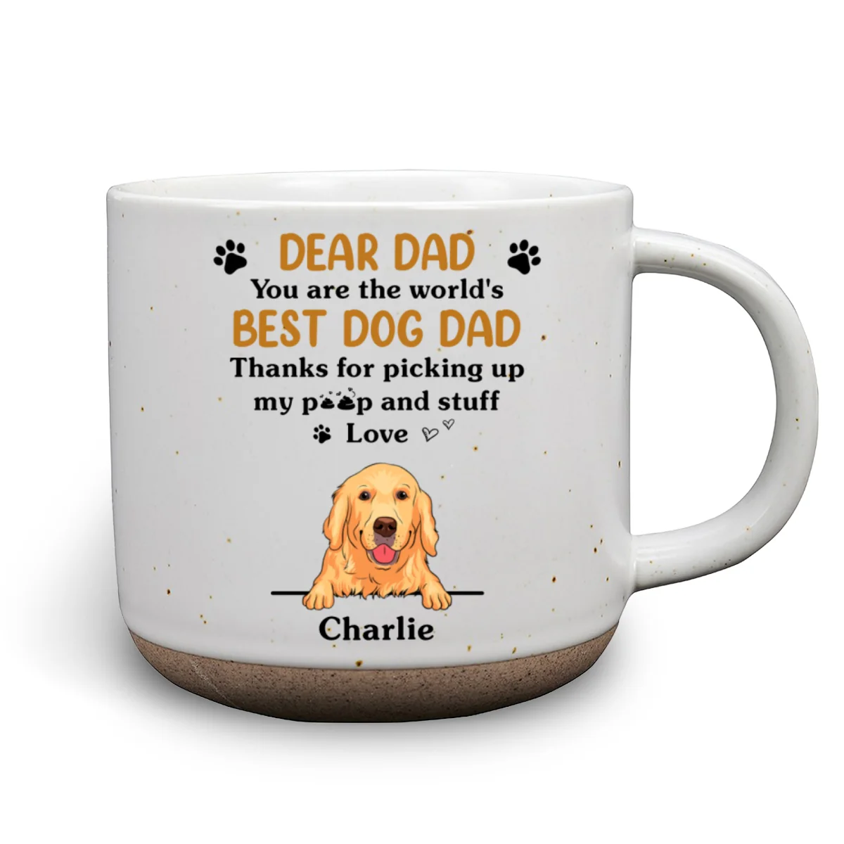 You Are The World Best Dog Mom Dad - Personalized Custom Pottery Mug - Image 7