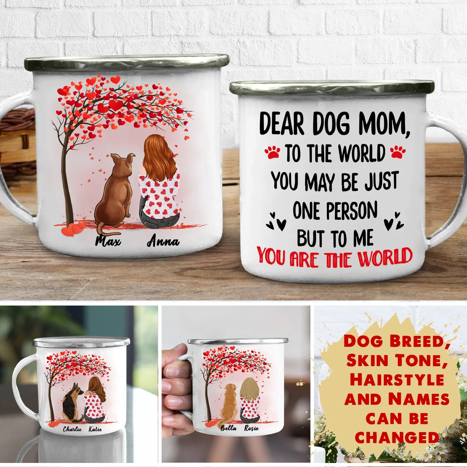 You Are The World - Personalized Custom Campfire Mug
