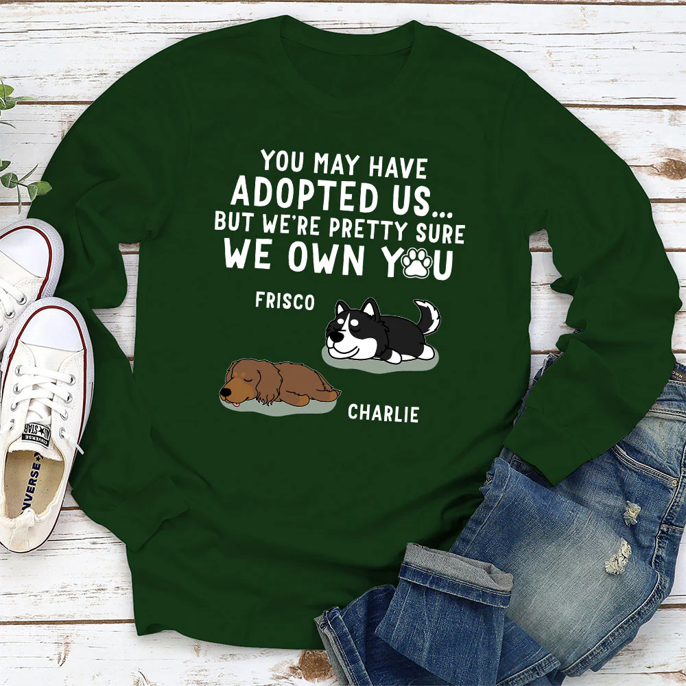 You Belong to Us - Personalized Custom Long Sleeve T-Shirt - Image 3