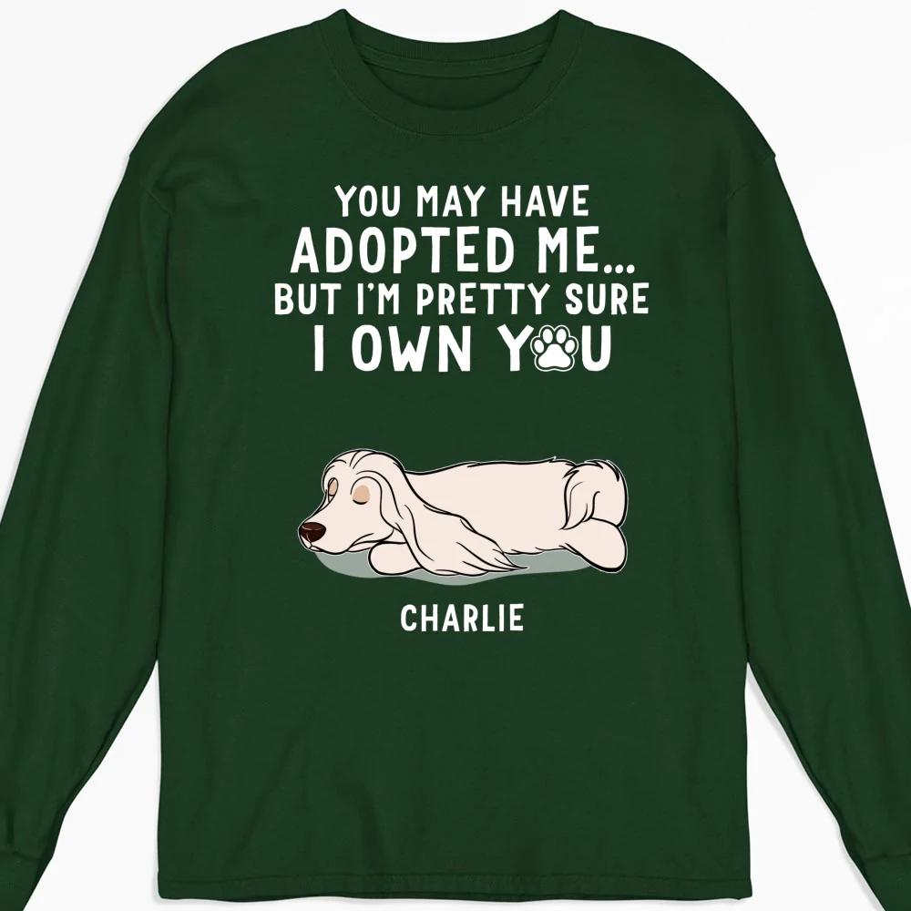 You Belong to Us - Personalized Custom Long Sleeve T-Shirt - Image 6
