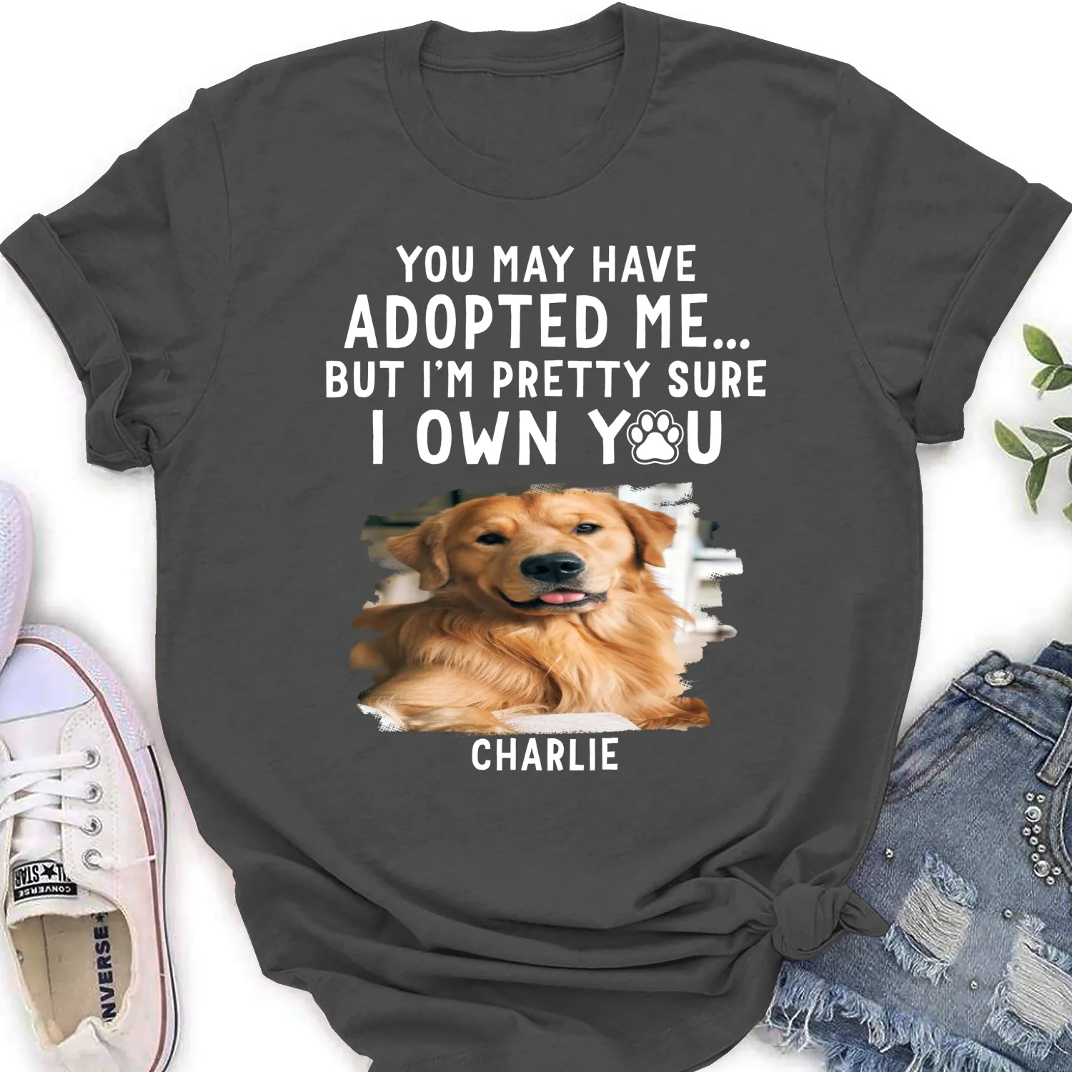 You Belong to Us Photo - Personalized Custom Women's T-Shirt - Image 10