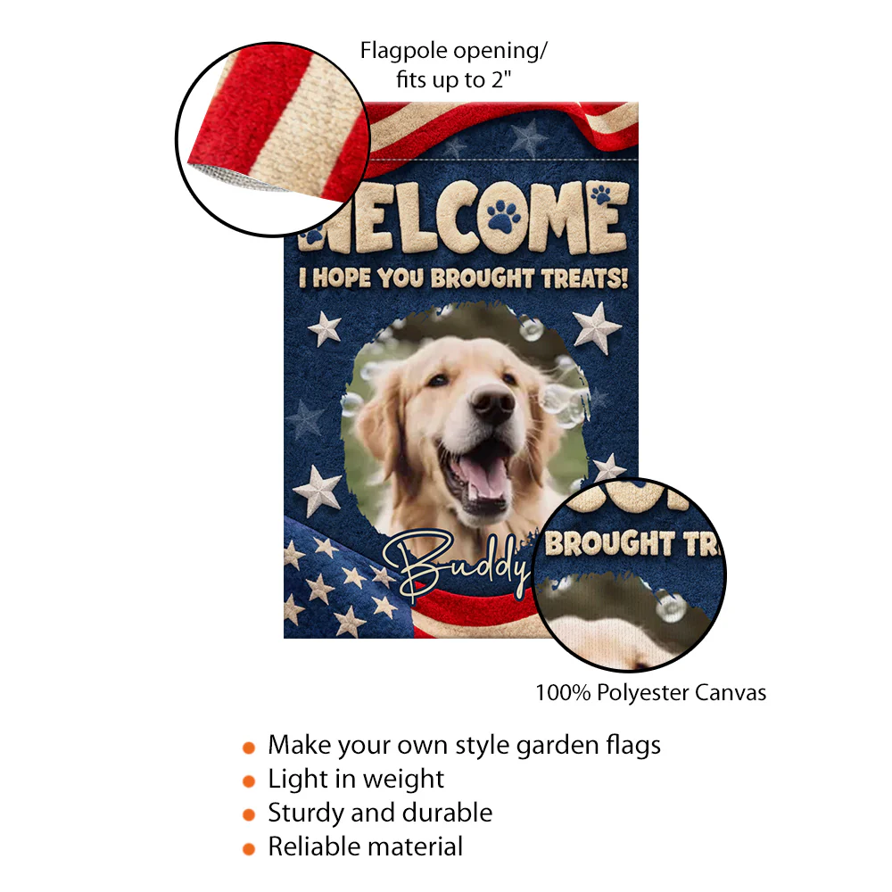 You Better Have Treats Photo - Personalized Custom Flag - Image 5