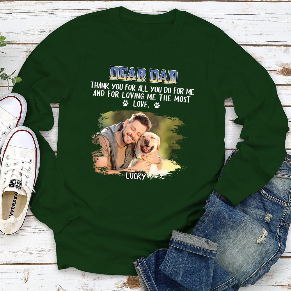 You Do Everything For Me - Personalized Custom Long Sleeve T-shirt - Image 3