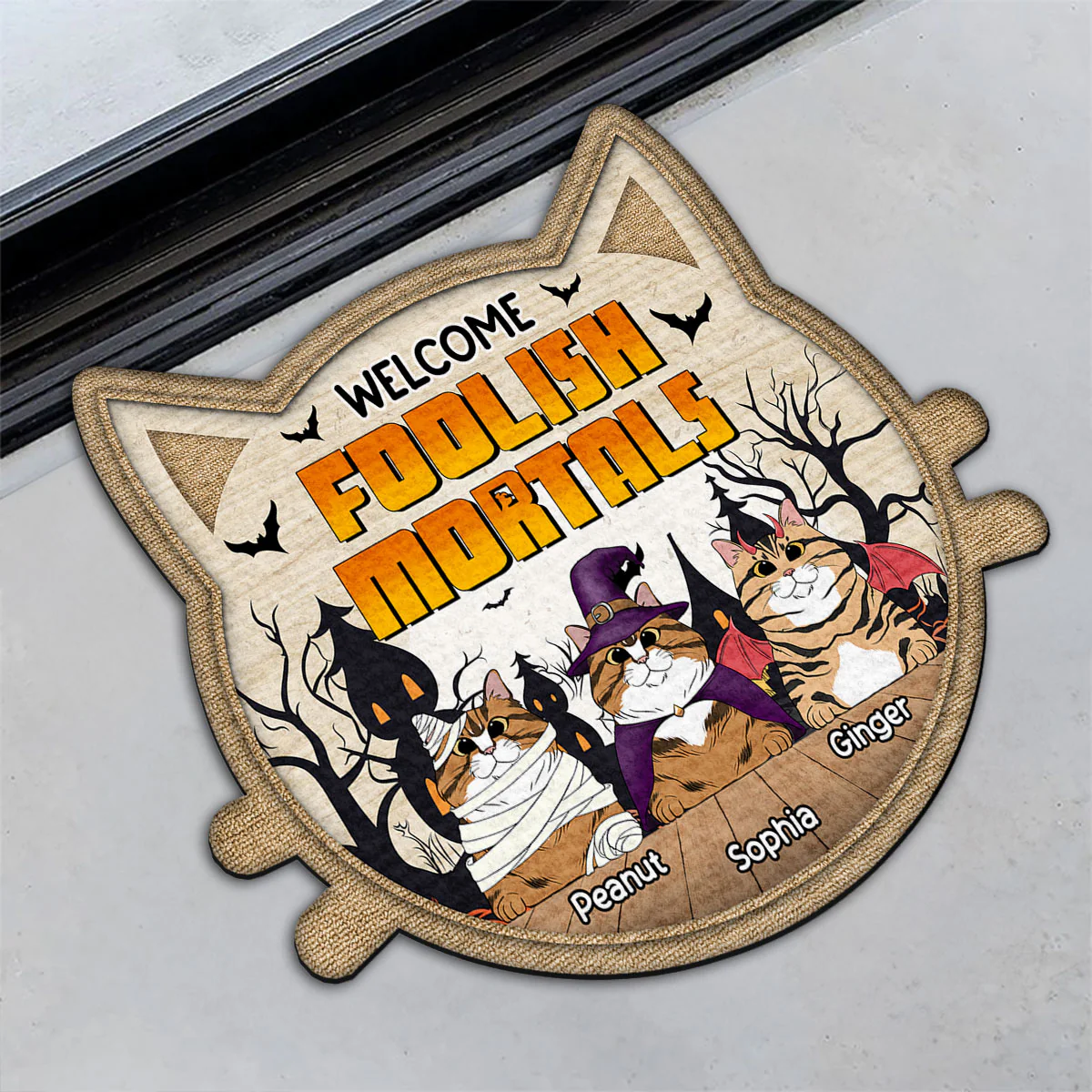 You Foolish - Personalized Custom Doormat - Image 5
