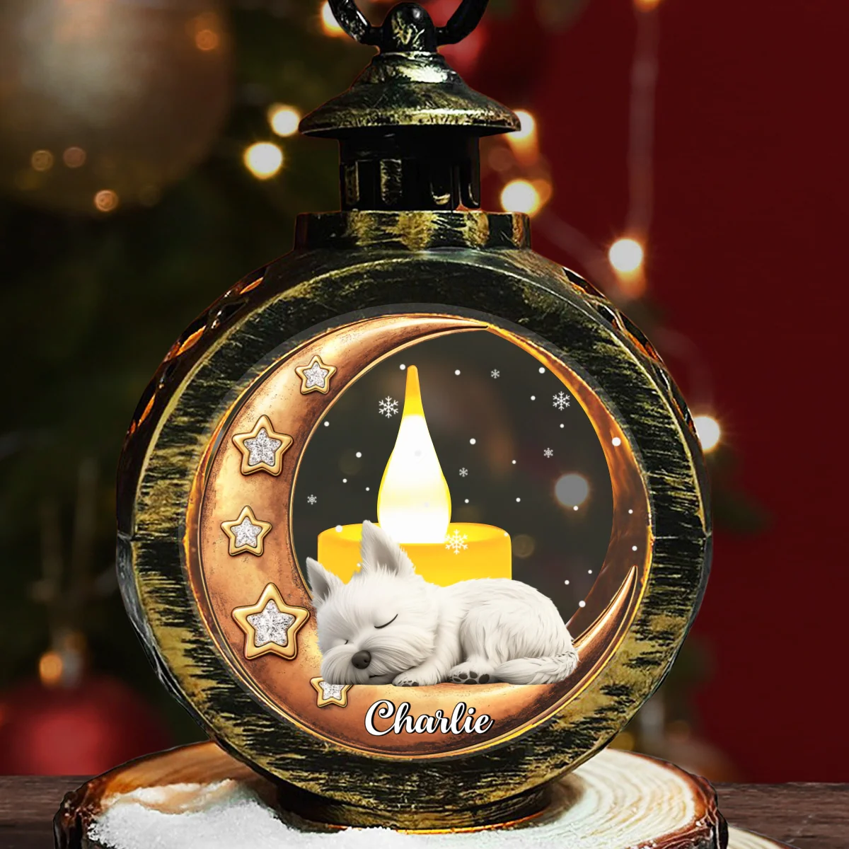 You In My Heart - Personalized Custom Christmas Lantern - Image 6