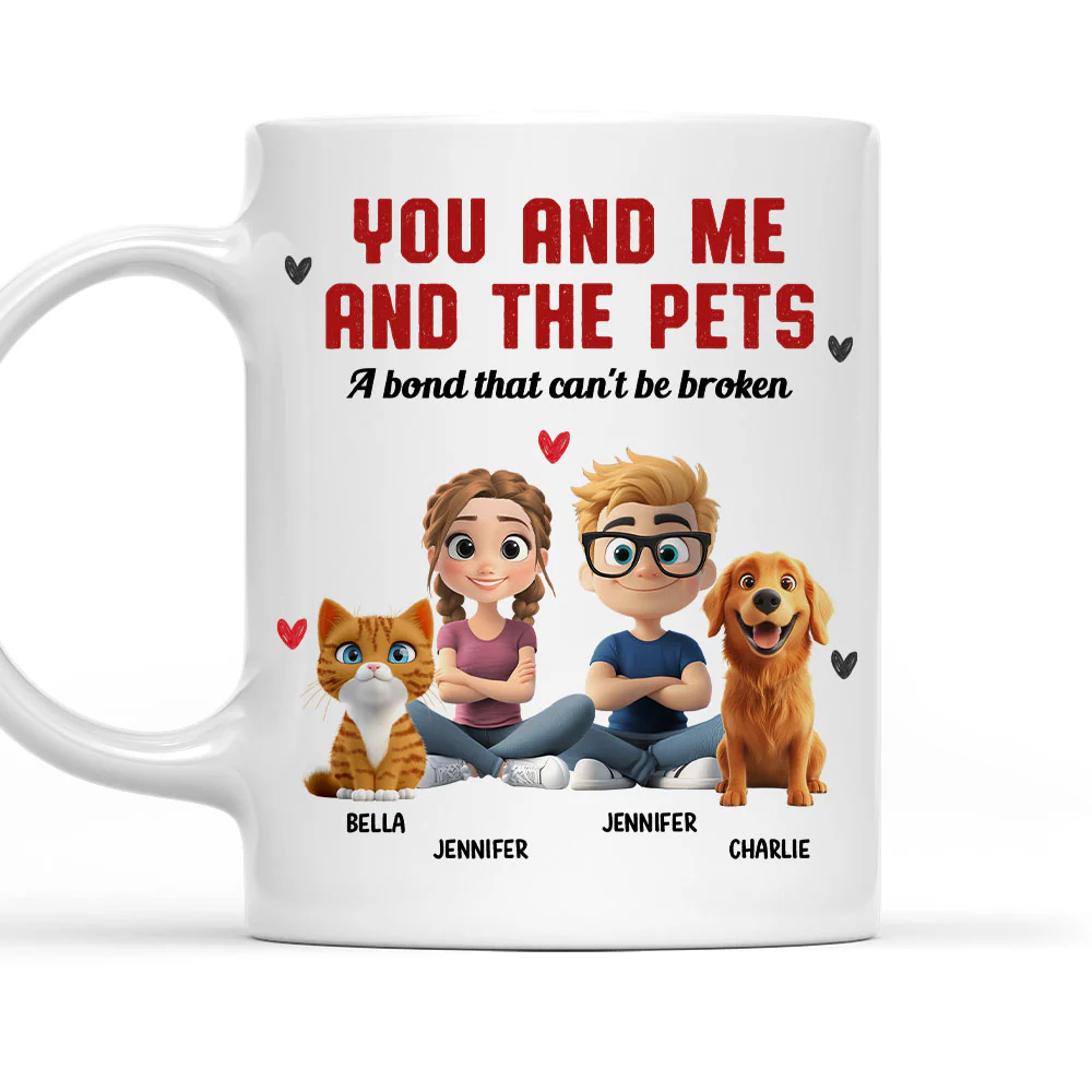 You Me And Us - Personalized Custom Coffee Mug