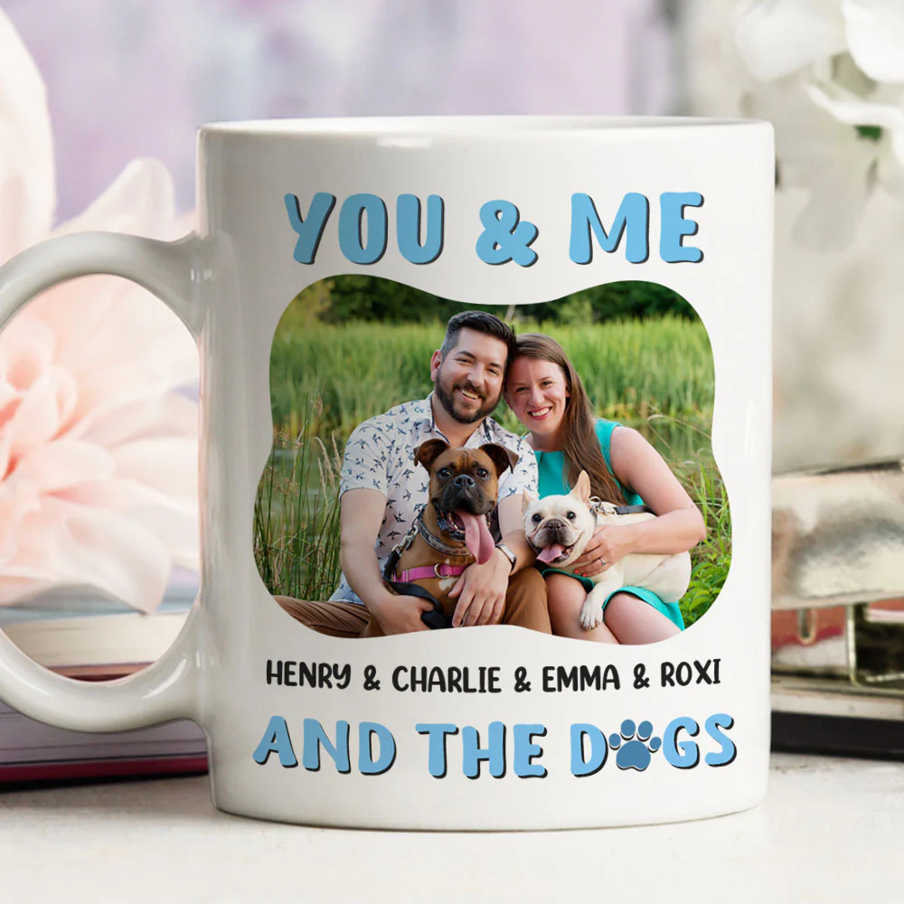 You Me Dog Photo - Personalized Custom Coffee Mug - Image 3