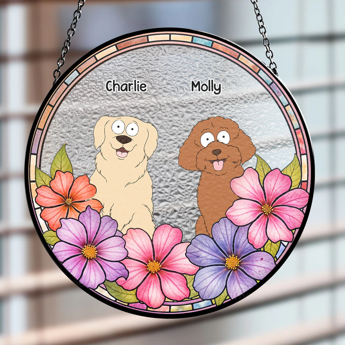 Your Adorable Pet - Personalized Custom Window Hanging Suncatcher - Image 2