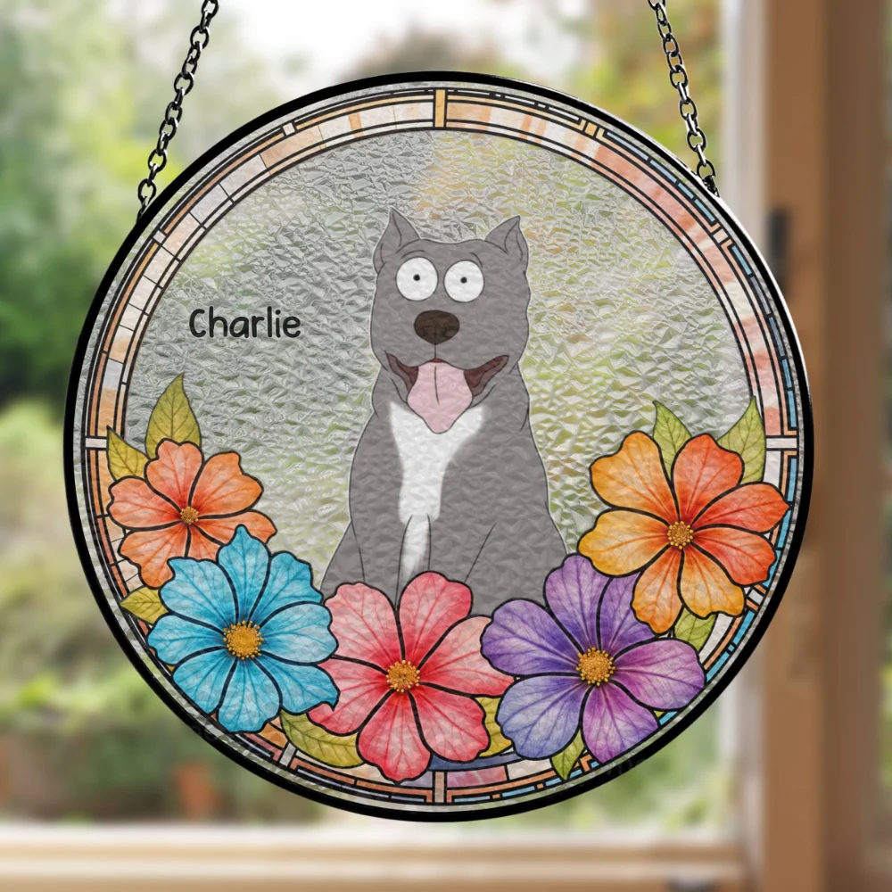 Your Adorable Pet - Personalized Custom Window Hanging Suncatcher - Image 5