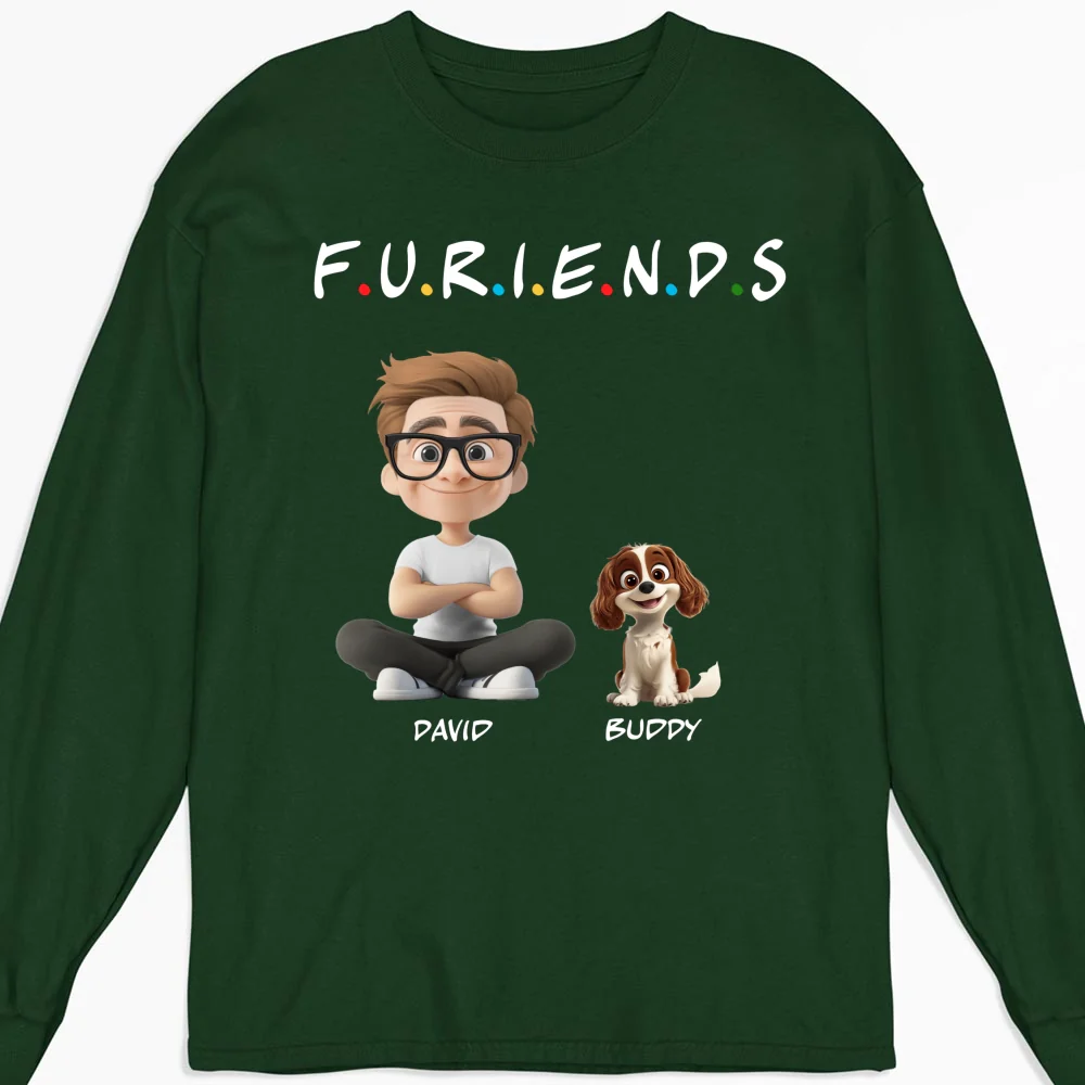 Your Friend - Personalized Custom Long Sleeve T-shirt - Image 6