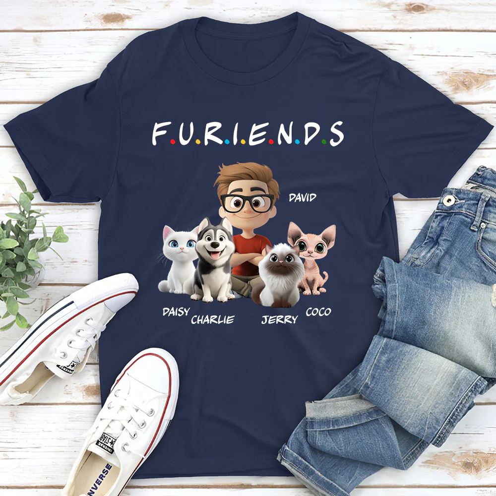 Your Fur Friend - Personalized Custom Unisex T-Shirt - Image 2
