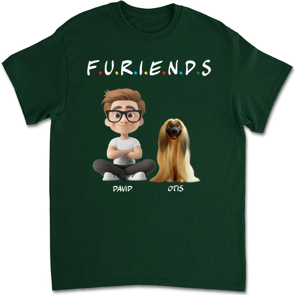 Your Fur Friend - Personalized Custom Unisex T-Shirt - Image 8