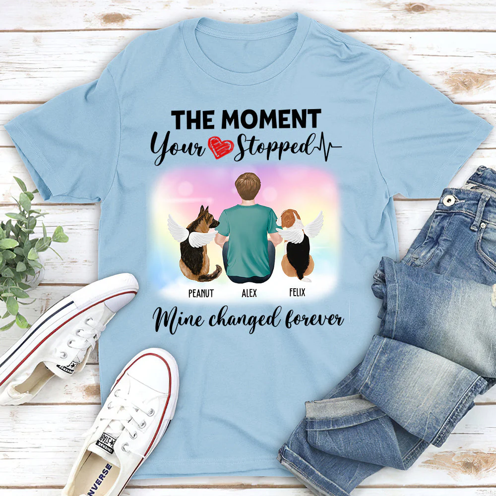 Your Heart Stopped - Personalized Custom Unisex T-shirt - Image 4