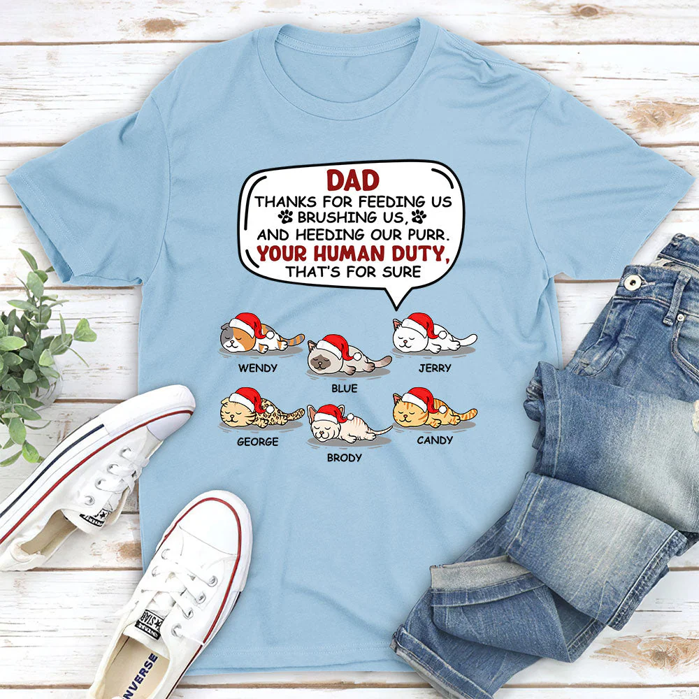 Your Human Duty - Personalized Custom Premium T-shirt - Image 3