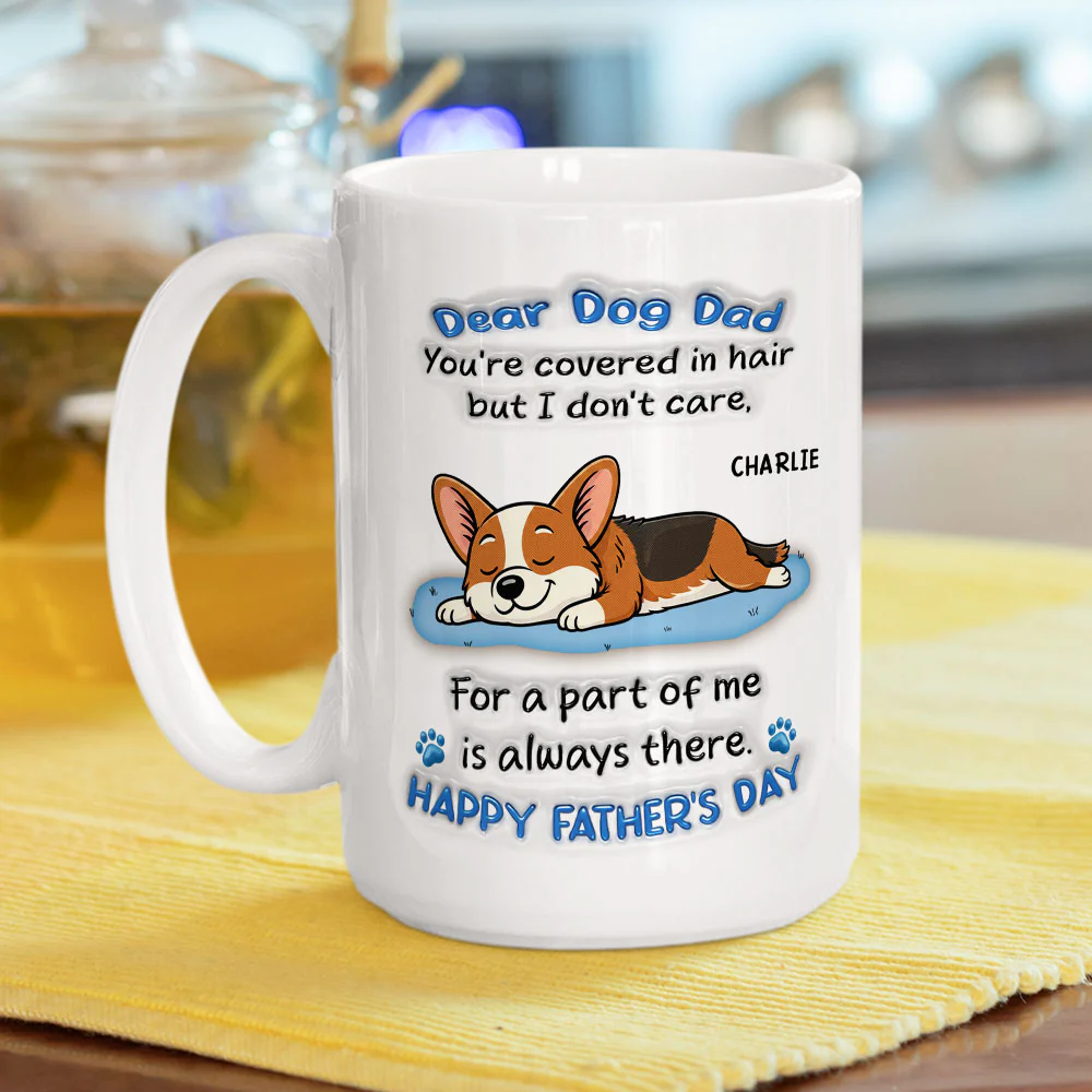 Your Love Sticks Like Fur - Personalized Custom 3D Inflated Effect Coffee Mug - Image 6