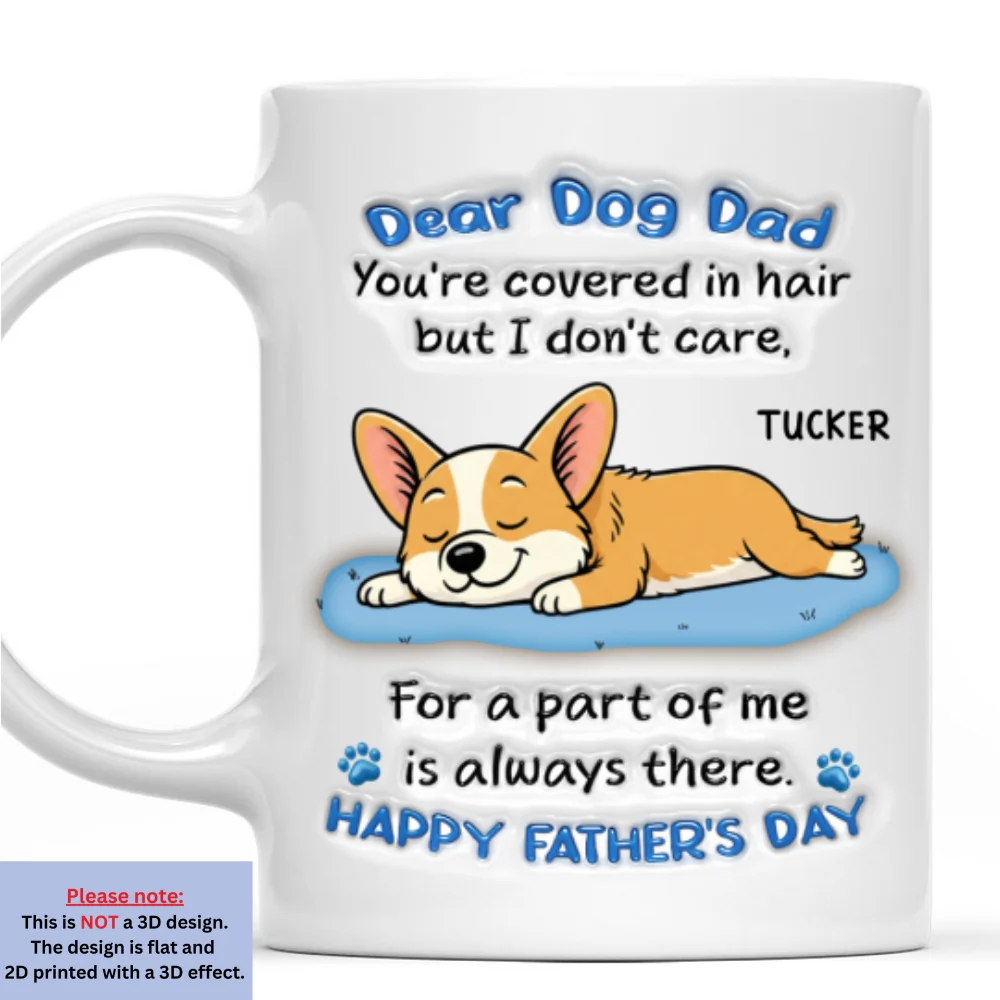 Your Love Sticks Like Fur - Personalized Custom 3D Inflated Effect Coffee Mug - Image 9