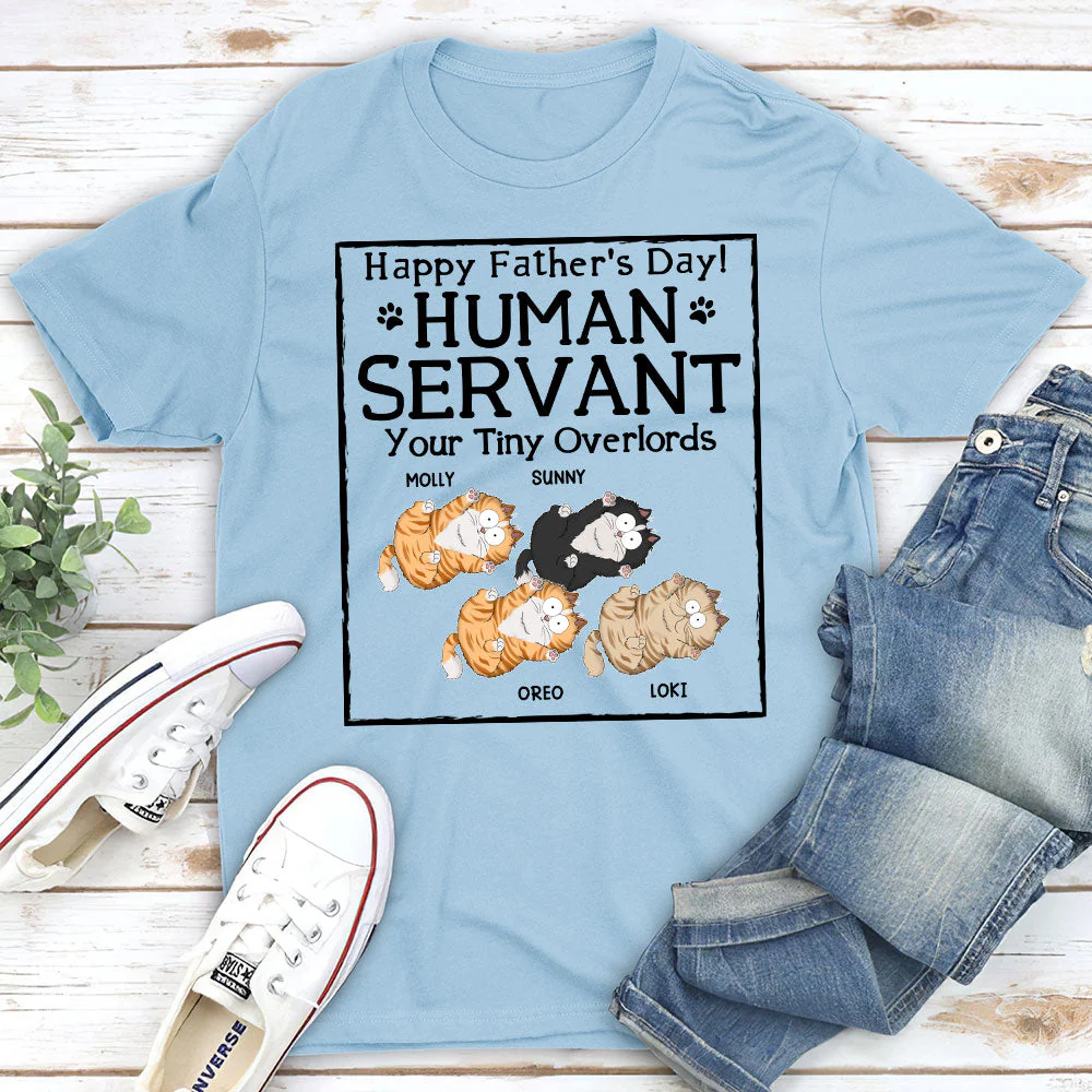 Your Overlords - Personalized Custom Unisex T-shirt - Image 4