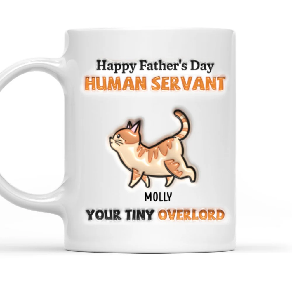 Your Tiny Cat - Personalized Custom 3D Inflated Effect Mug - Image 7